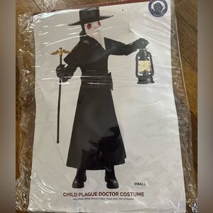 Halloween Costume Plague Doctor Scary Unisex Kid's Costume Mask Included Szsmall
